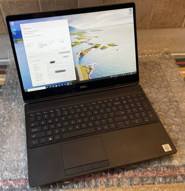 Dell Precision 7550 15,6 FHD Touch i7 32GB 512GB NV Quadro tervez [{]